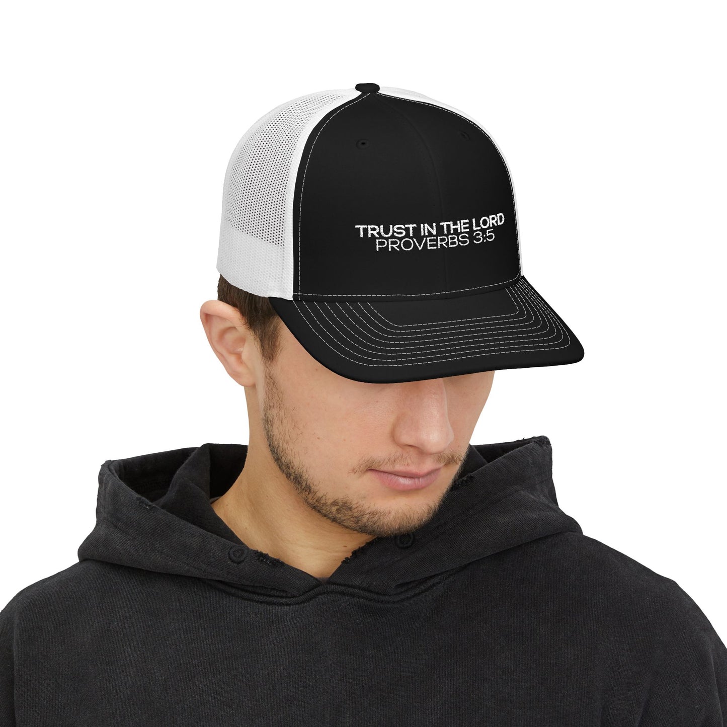 Trust in the Lord Embroidered Trucker Cap