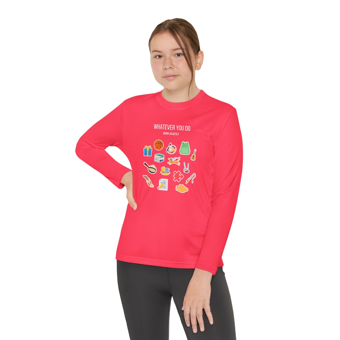 'Whatever You Do' Youth Long Sleeve Tee
