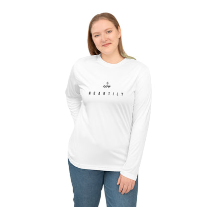 Gradient Logo & Heartily Performance Long Sleeve Shirt