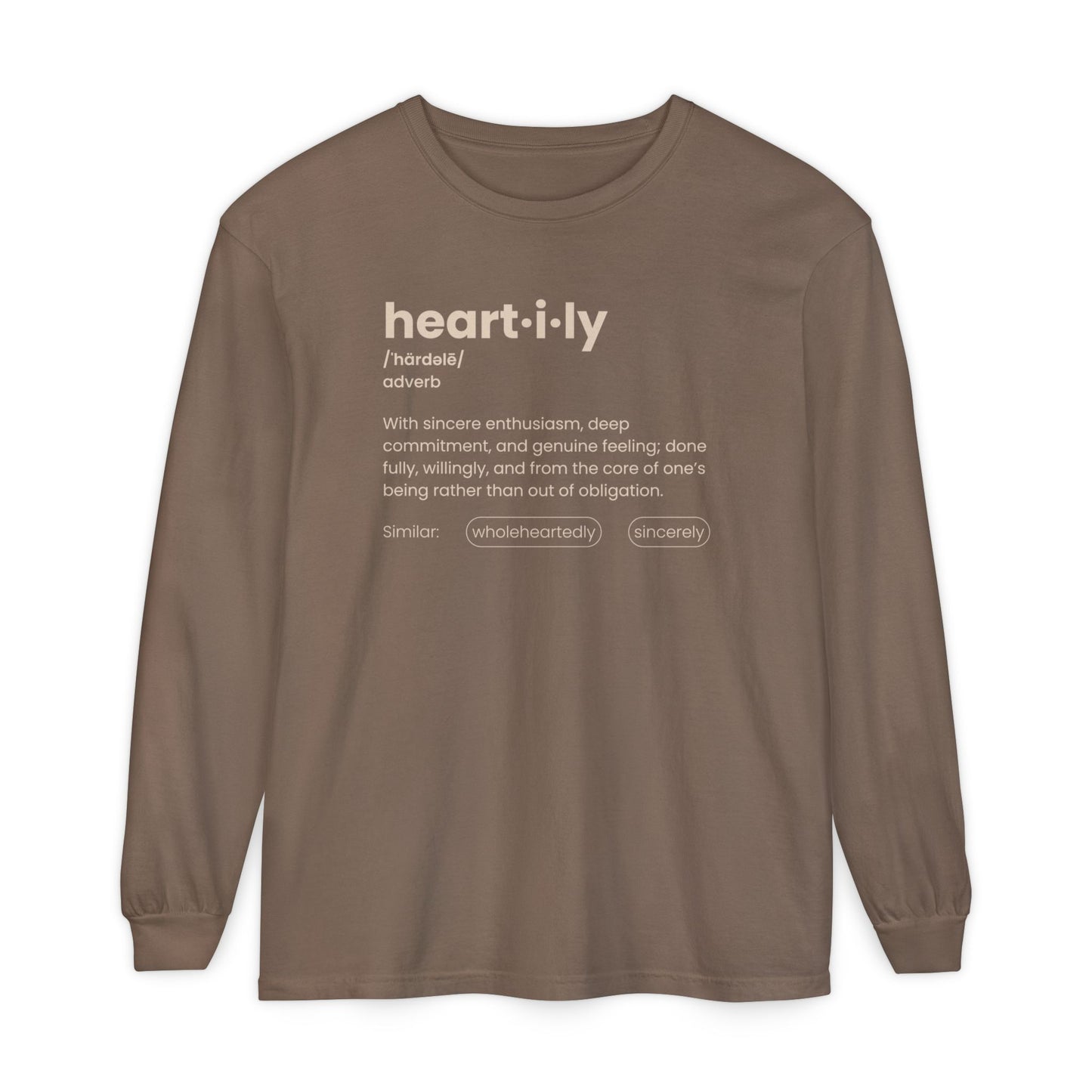 Heartily Definition Long Sleeve Tee