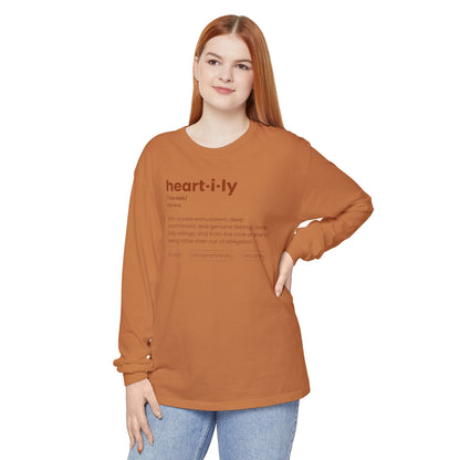 Heartily Definition Long Sleeve Tee