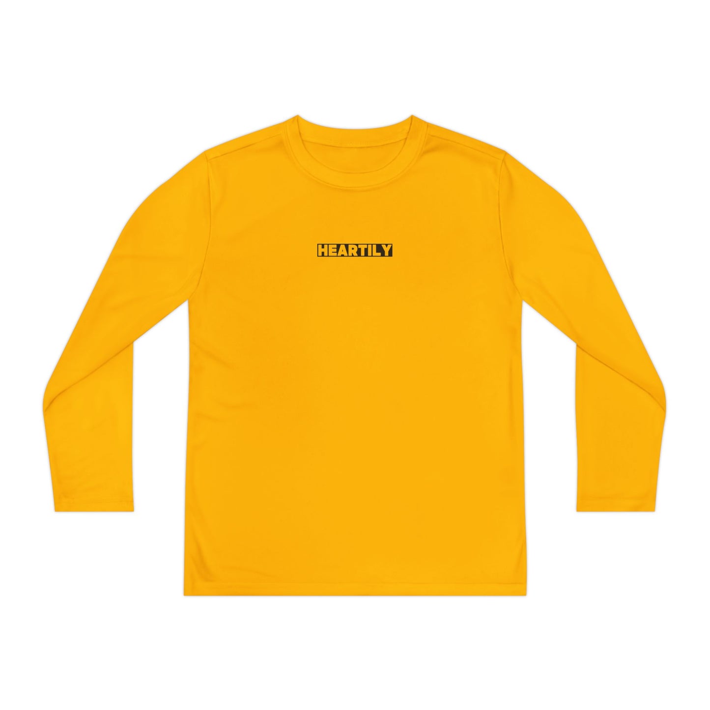 Block Font Youth Long Sleeve Tee