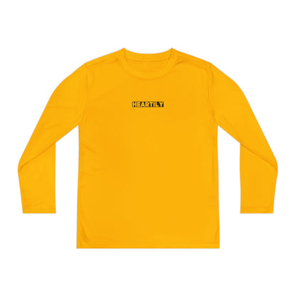 Block Font Youth Long Sleeve Tee