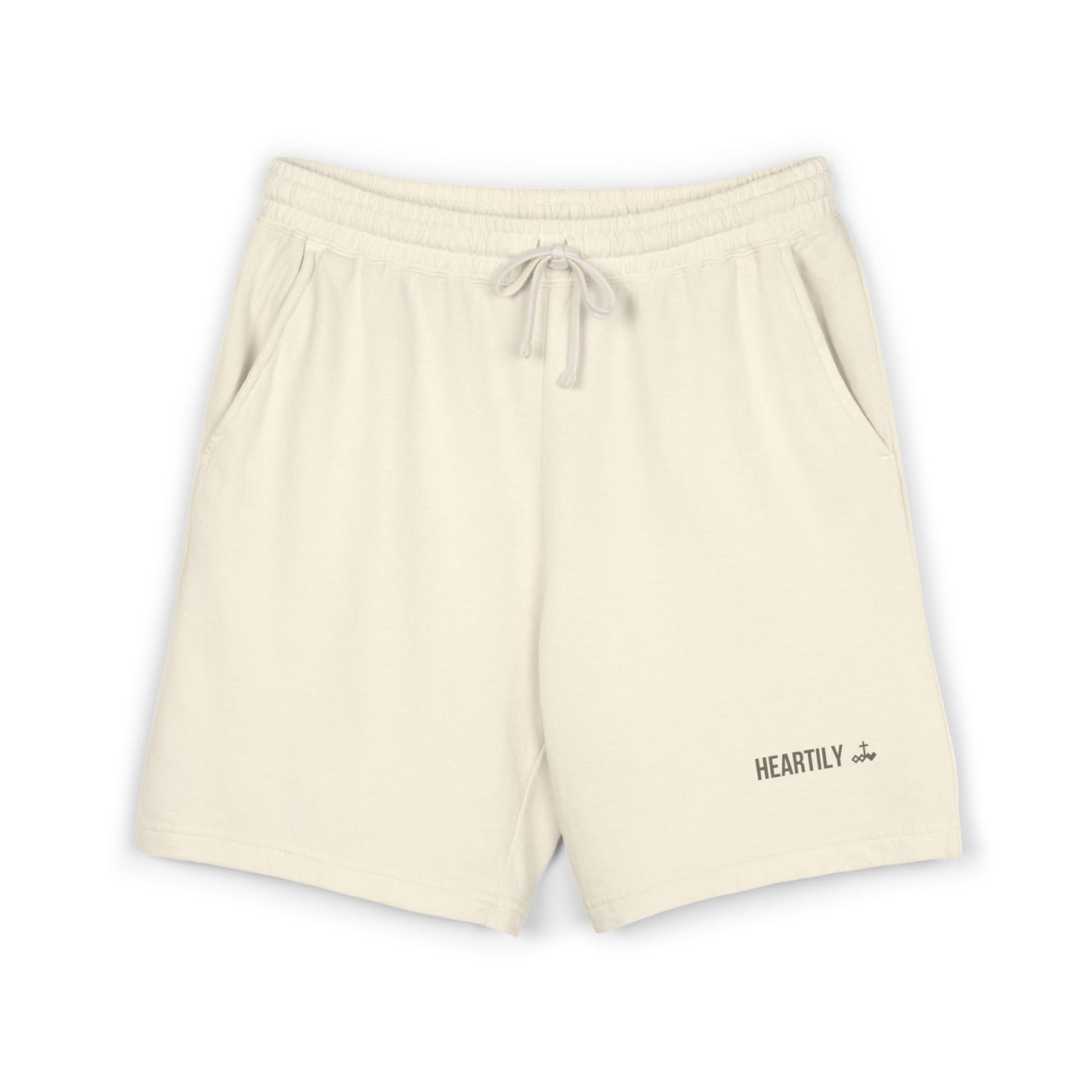 Lightweight Garment-Dyed Fleece Sweat Shorts