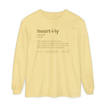 Heartily Definition Long Sleeve Tee