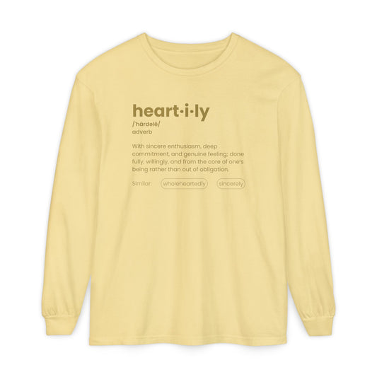 Heartily Definition Long Sleeve Tee