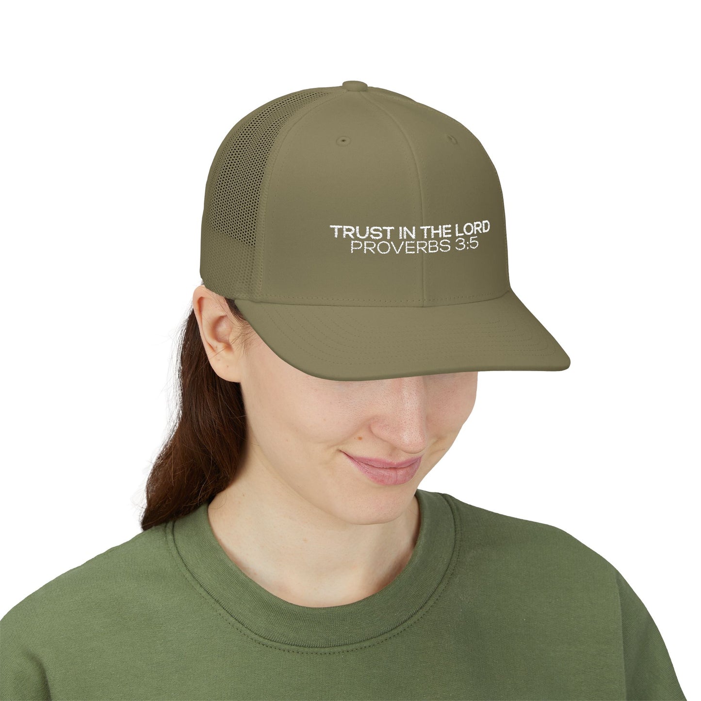 Trust in the Lord Embroidered Trucker Cap