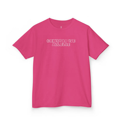 "Christ Above All Else" Kids Minimalist Graphic Tee