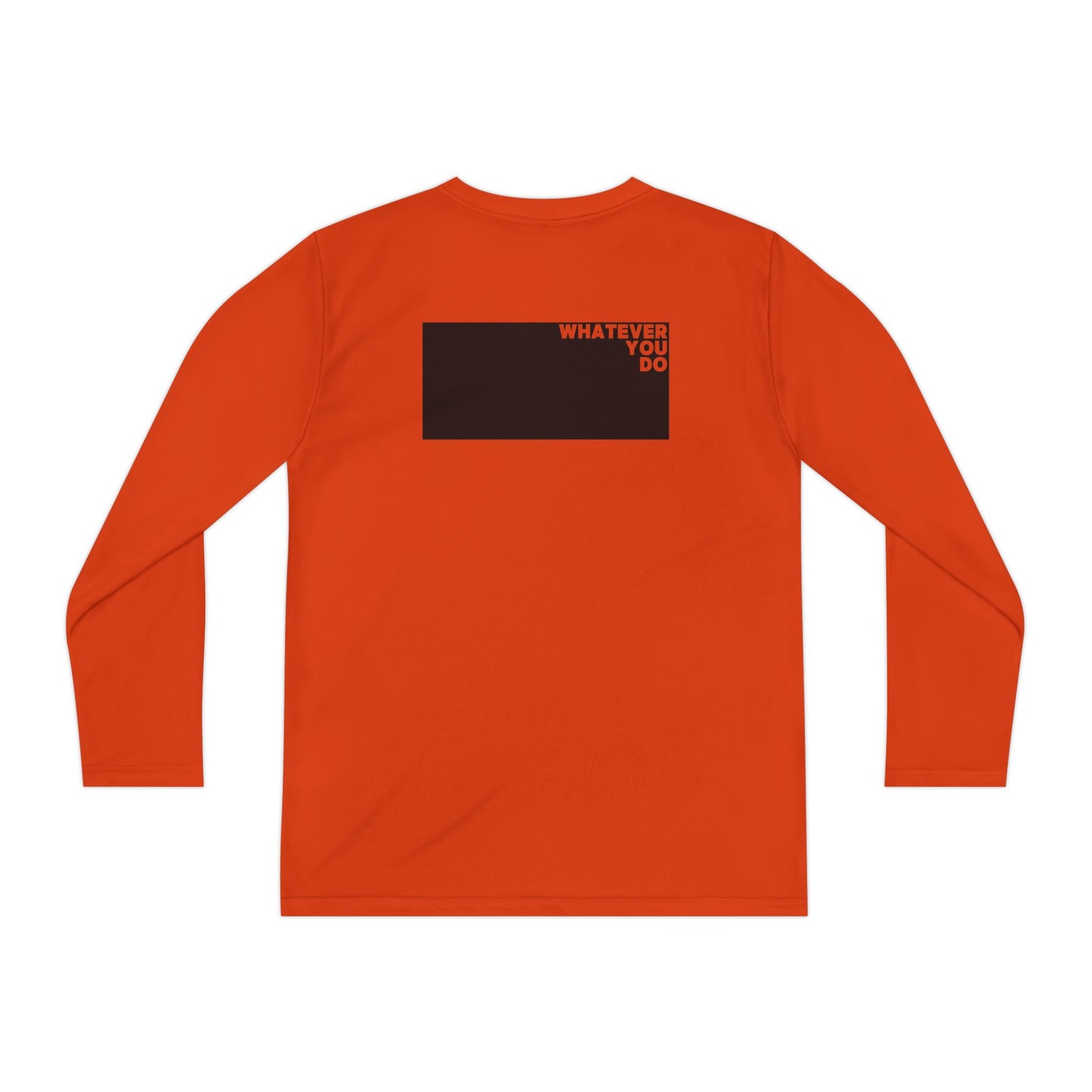Block Font Youth Long Sleeve Tee