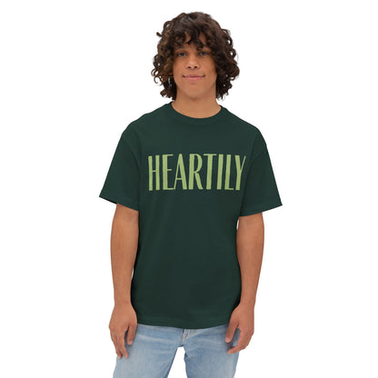 Vintage Heartily Oversized Unisex Tee