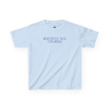 "Christ Above All Else" Kids Minimalist Graphic Tee