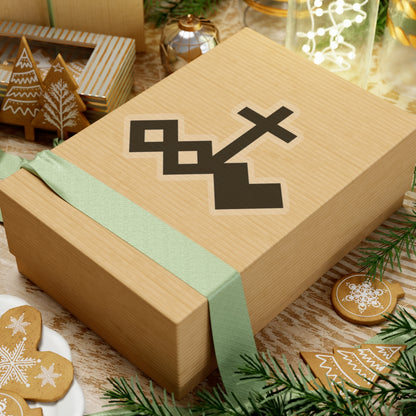 Black Kiss-Cut Logo Sticker