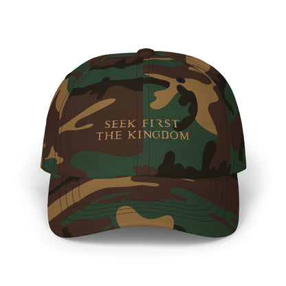 Seek First The Kingdom Dad Cap