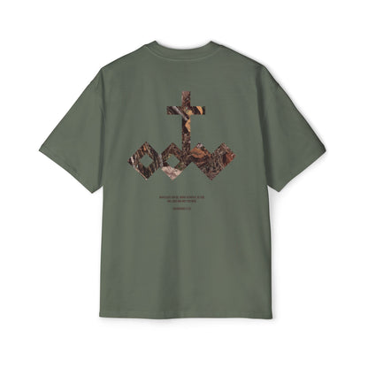 Heartily Men's Camo Logo Heavy Oversized Tee