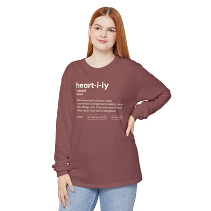 Heartily Definition Long Sleeve Tee