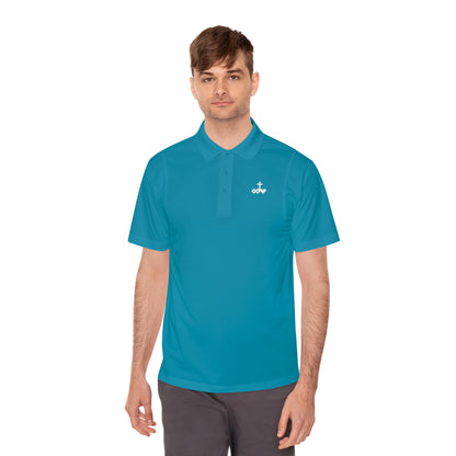 Men's Performance Polo Shirt with Logo