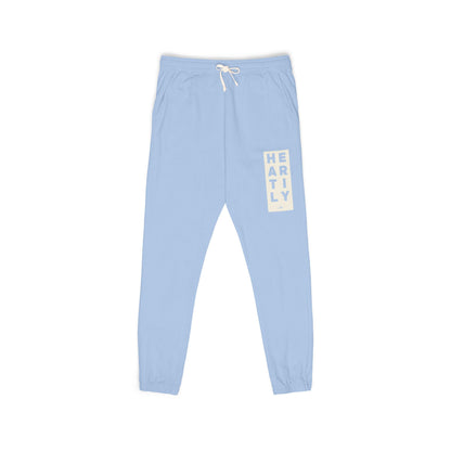 Block Border Heartily Garment-Dyed Fleece Joggers