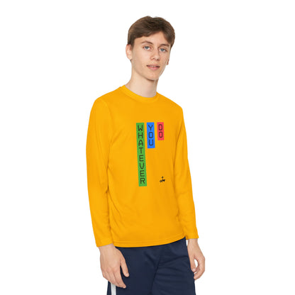 Vertical Block 'Whatever You Do' Youth Long Sleeve Tee