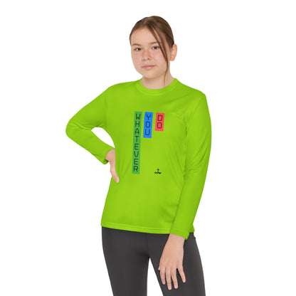 Vertical Block 'Whatever You Do' Youth Long Sleeve Tee