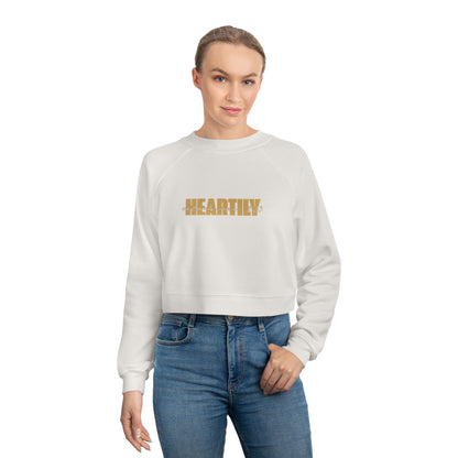 Heartily & Verse Women's Cropped Fleece Pullover