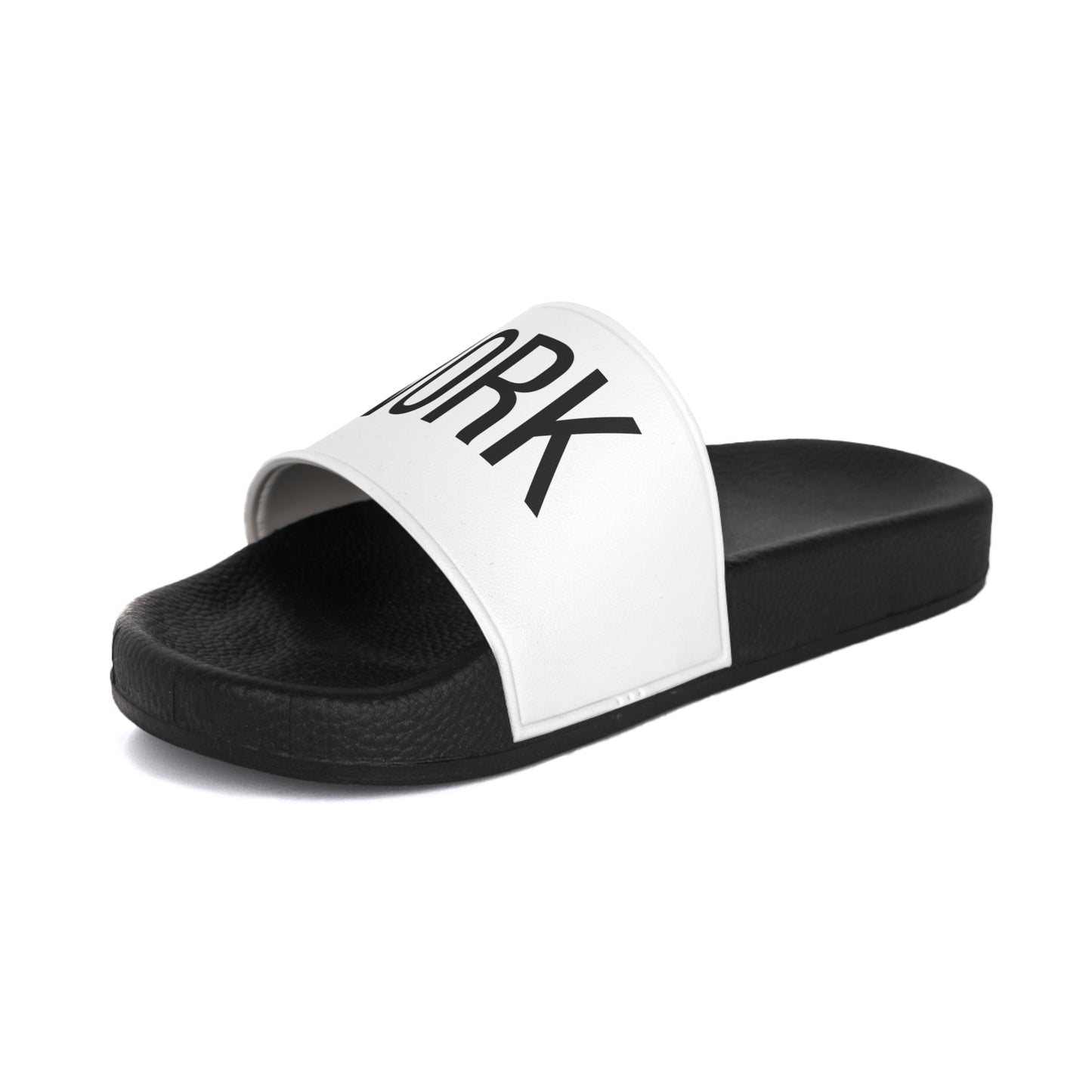 "Work Heartily" Slide Sandals
