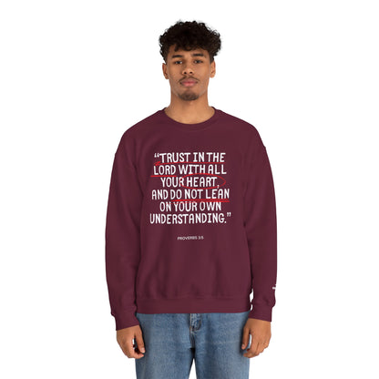 'Trust in the Lord' Proverbs 3:5 Crewneck Sweatshirt