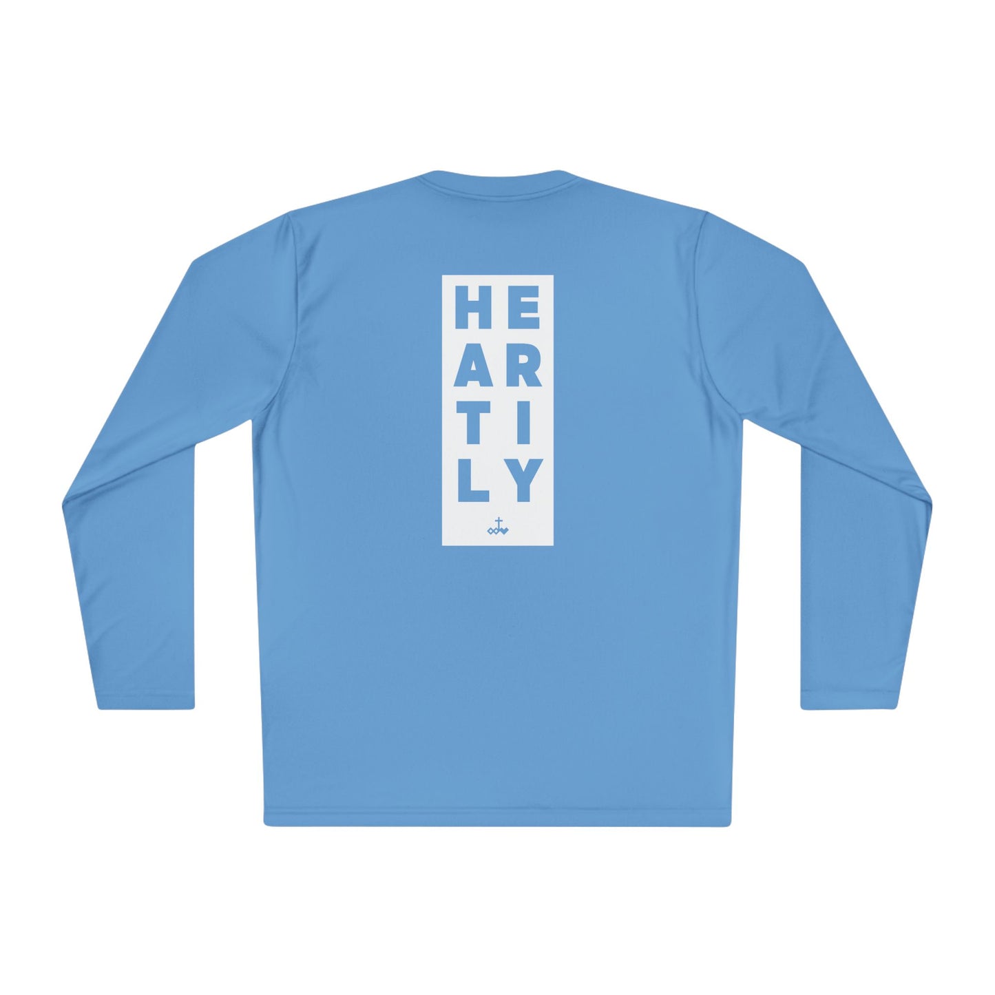 Block Border Text Performance Long Sleeve Tee