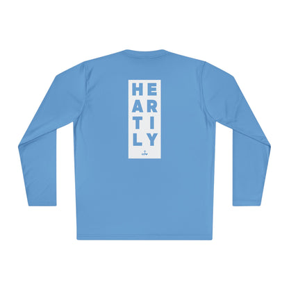 Block Border Text Performance Long Sleeve Tee