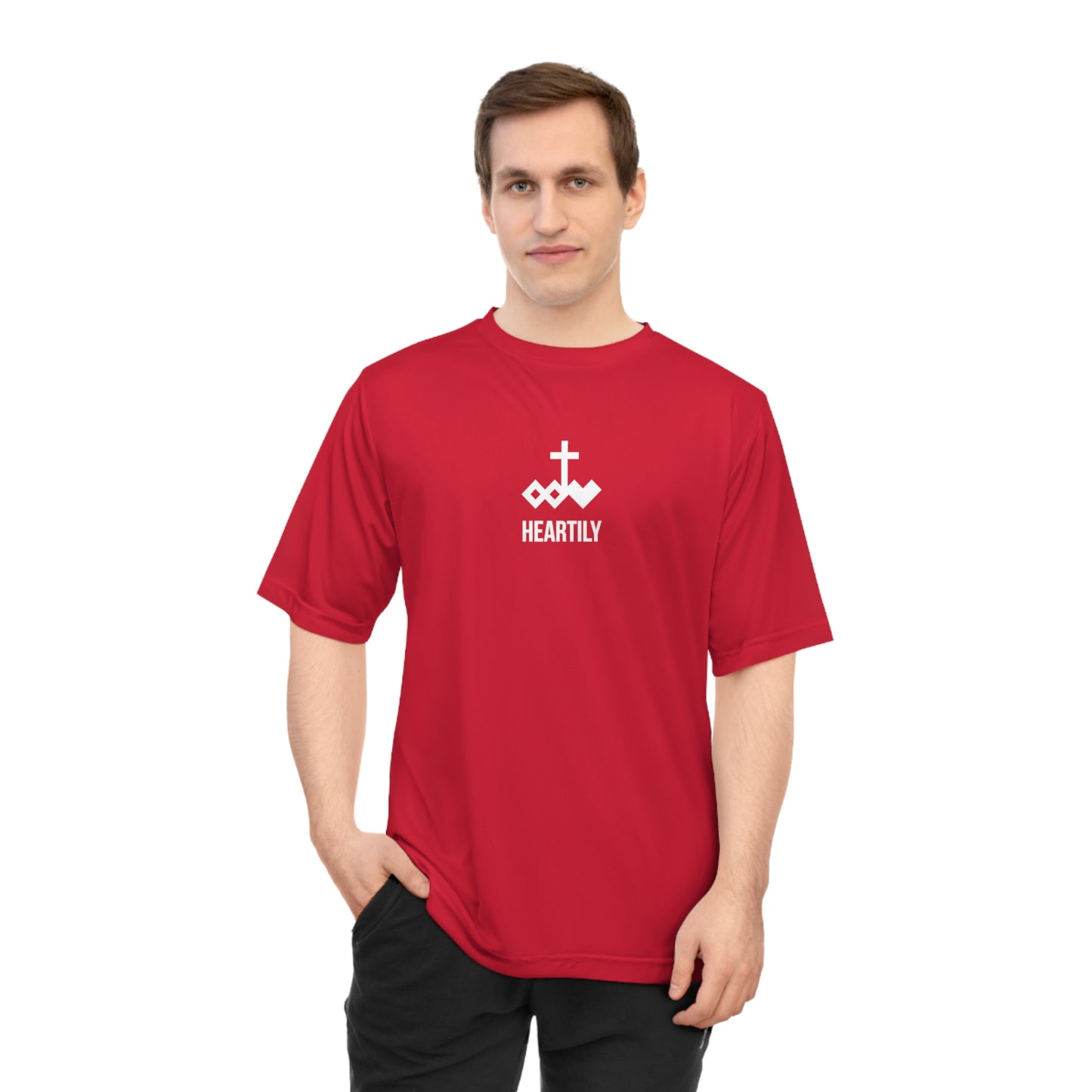 Heartly Name & Logo Performance T‑Shirt