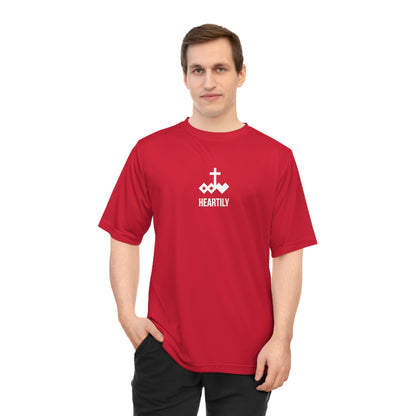 Heartly Name & Logo Performance T‑Shirt