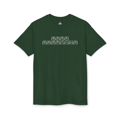 'Work Heartily' Keyboard T-Shirt