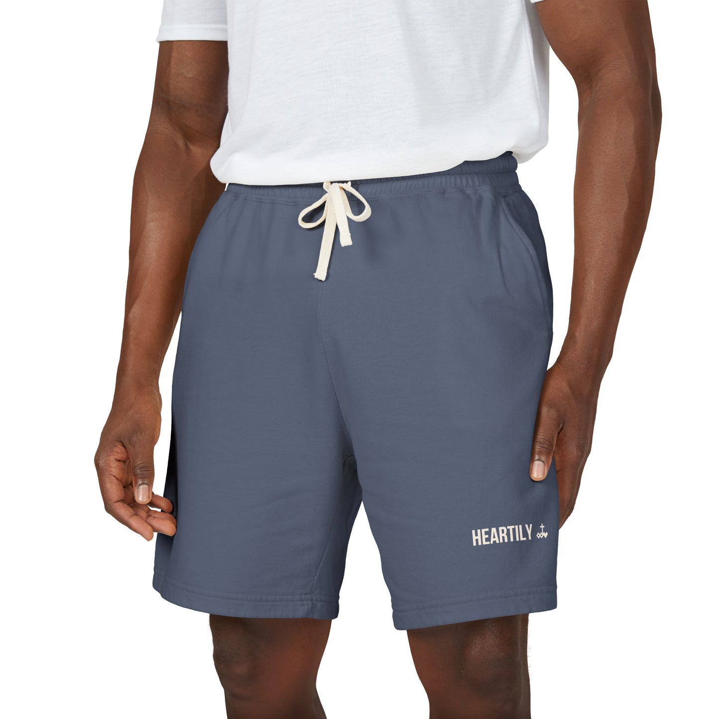 Lightweight Garment-Dyed Fleece Sweat Shorts