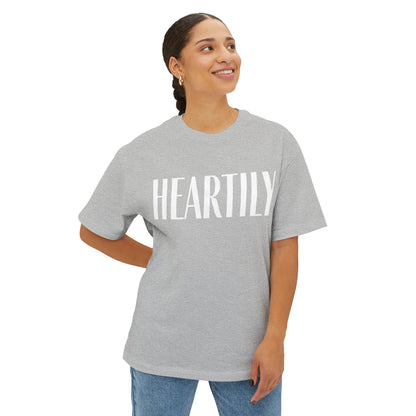 Vintage Heartily Oversized Unisex Tee