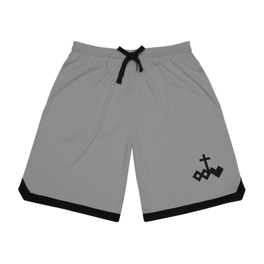 Basketball Logo Rib Shorts (AOP)