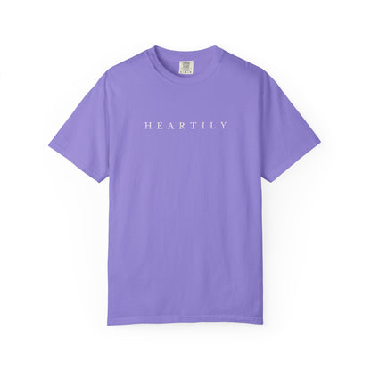 Plain Heartily Scripture T-Shirt