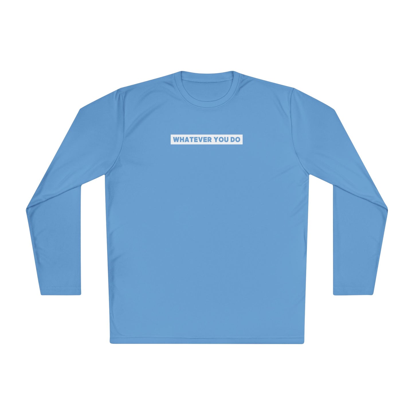 Block Border Text Performance Long Sleeve Tee