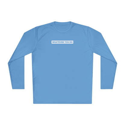 Block Border Text Performance Long Sleeve Tee