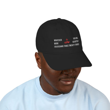 Colossians Three Twenty-Three Baseball Cap