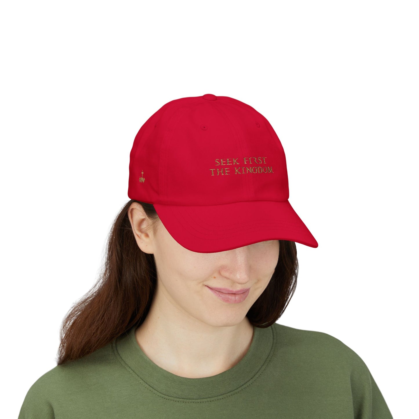 Seek First The Kingdom Dad Cap