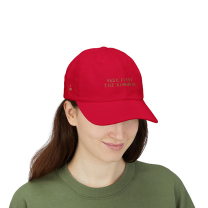 Seek First The Kingdom Dad Cap
