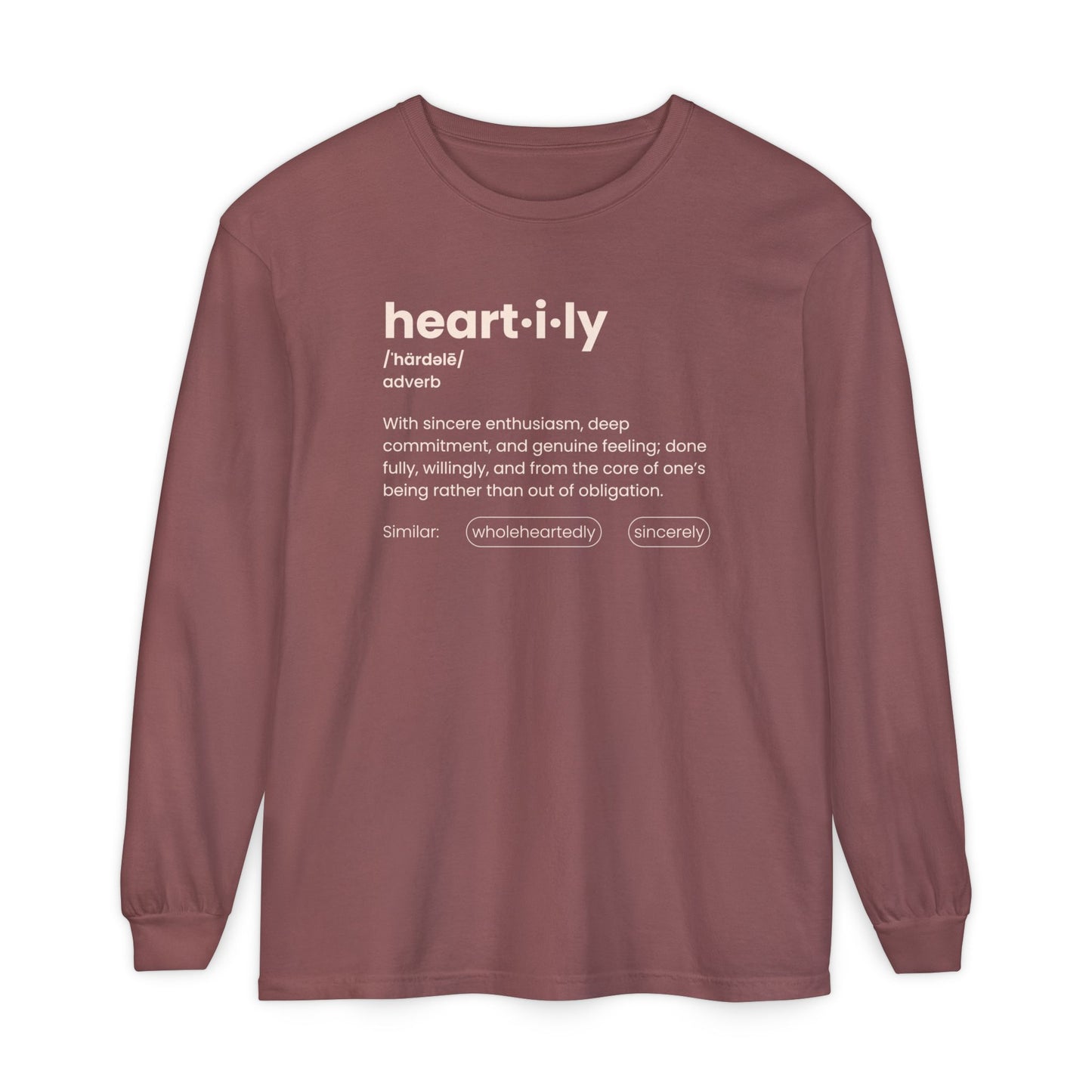 Heartily Definition Long Sleeve Tee