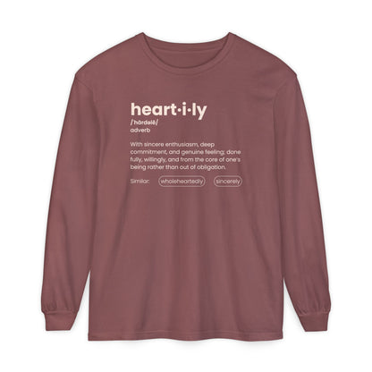 Heartily Definition Long Sleeve Tee