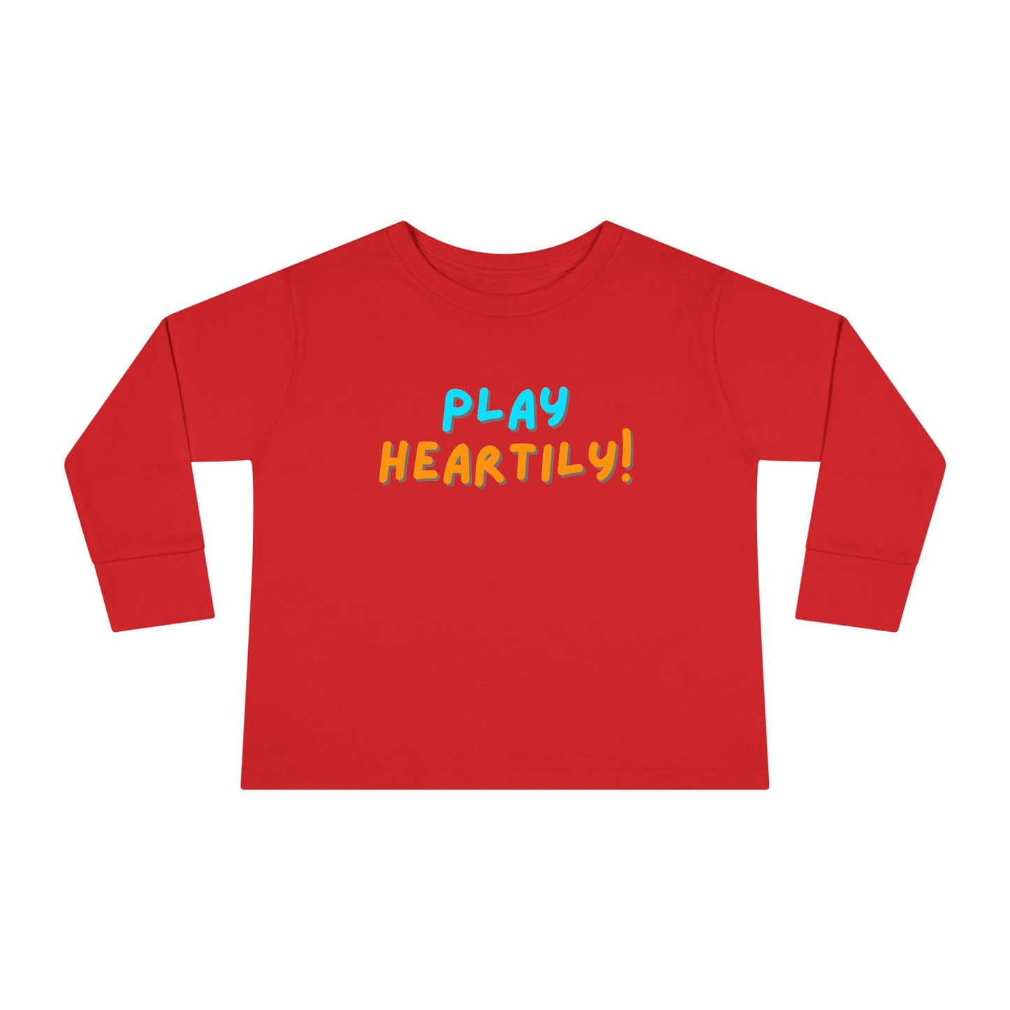 'Play Heartily!' Toddler Long Sleeve Tee