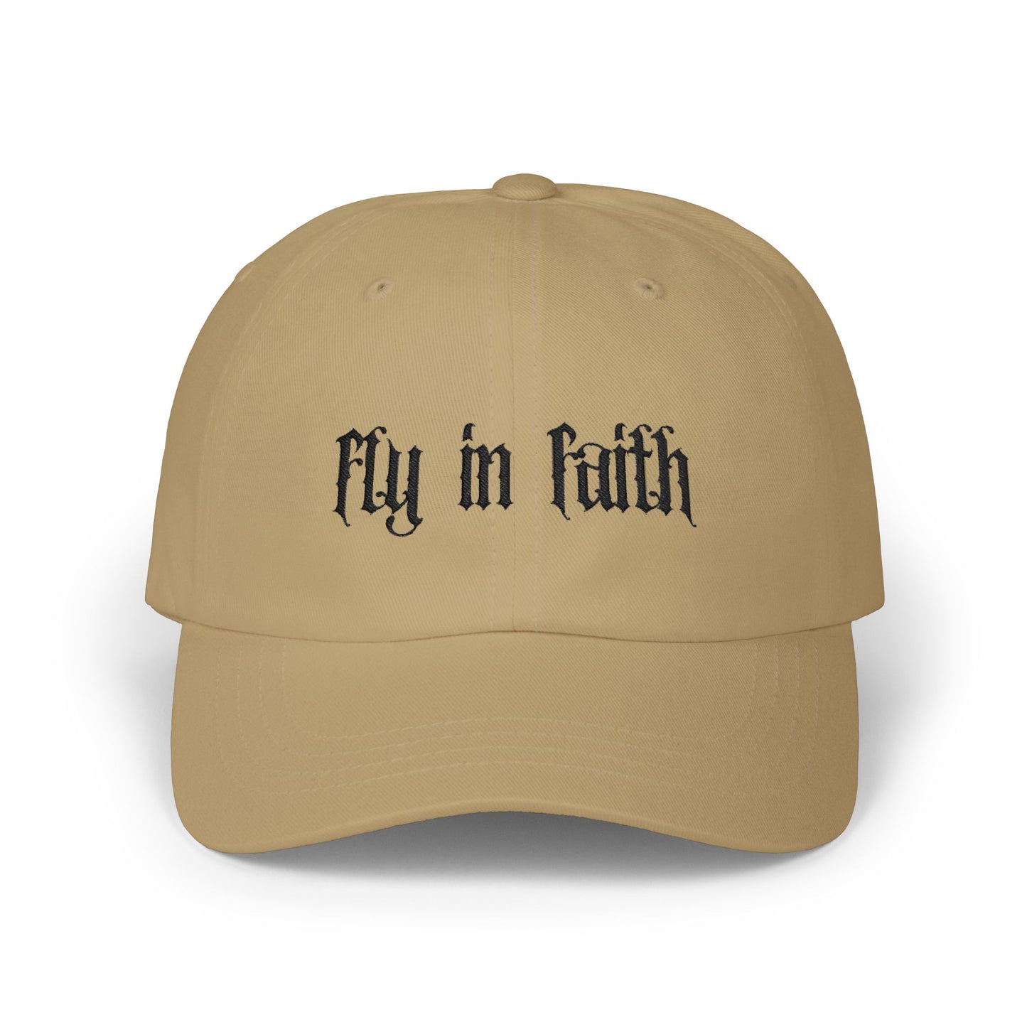 Fly in Faith Embroidered Dad Cap
