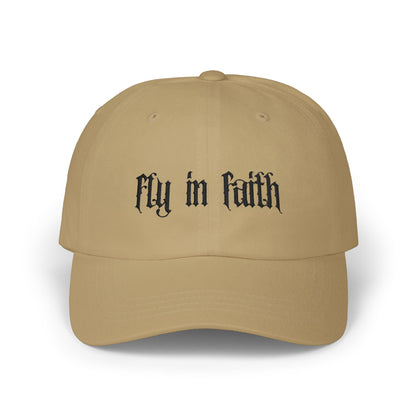 Fly in Faith Embroidered Dad Cap