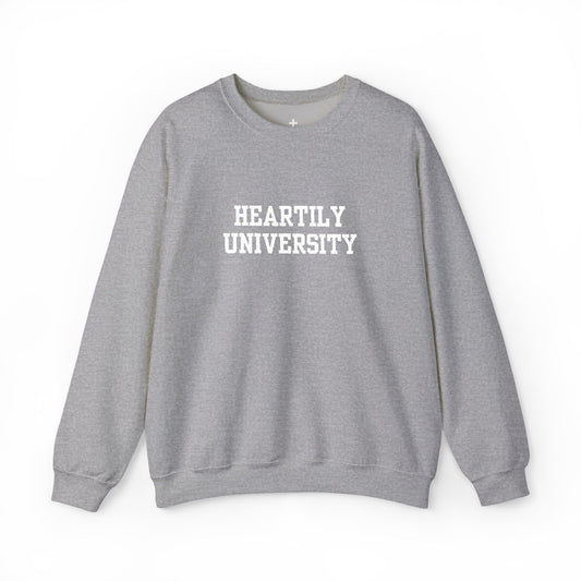 Heartily University Unisex Crewneck Sweatshirt