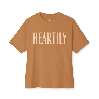 Vintage Heartily Oversized Unisex Tee