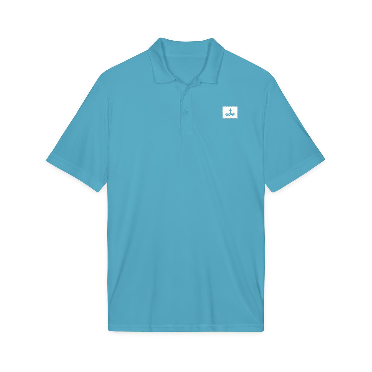 Men's Performance Polo with Small Left-Chest Logo