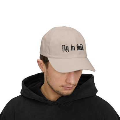 Fly in Faith Embroidered Dad Cap