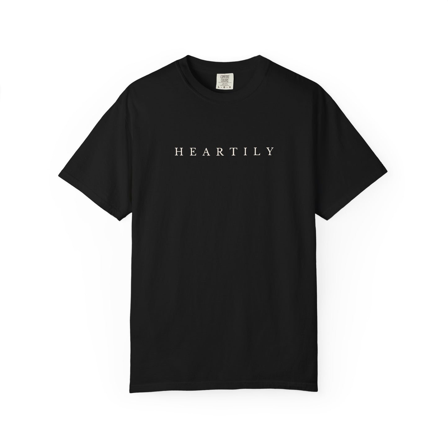 Plain Heartily Scripture T-Shirt